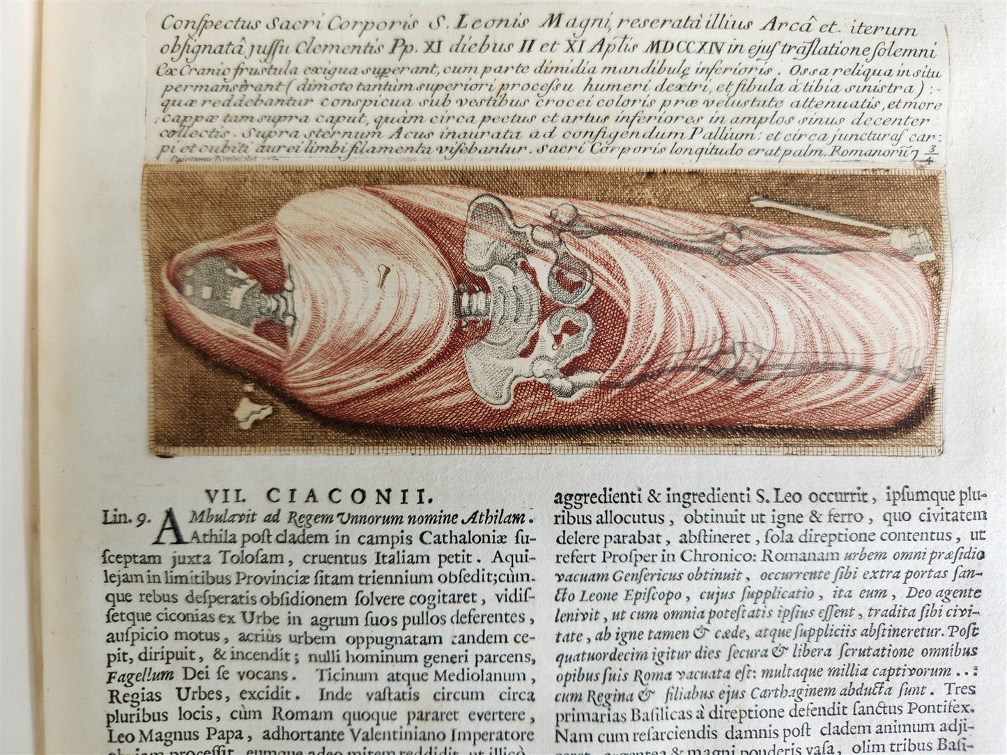 1728 LIVES of ROMAN POPES by Anastasius Bibliothecarius VELLUM FOLIO antique