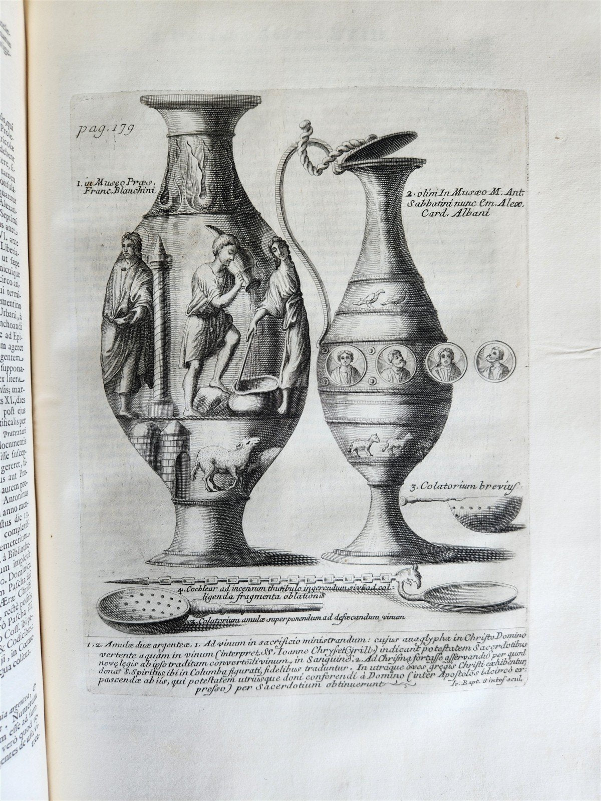 1723 LIVES of ROMAN POPES by Anastasius Bibliothecarius VELLUM FOLIO antique