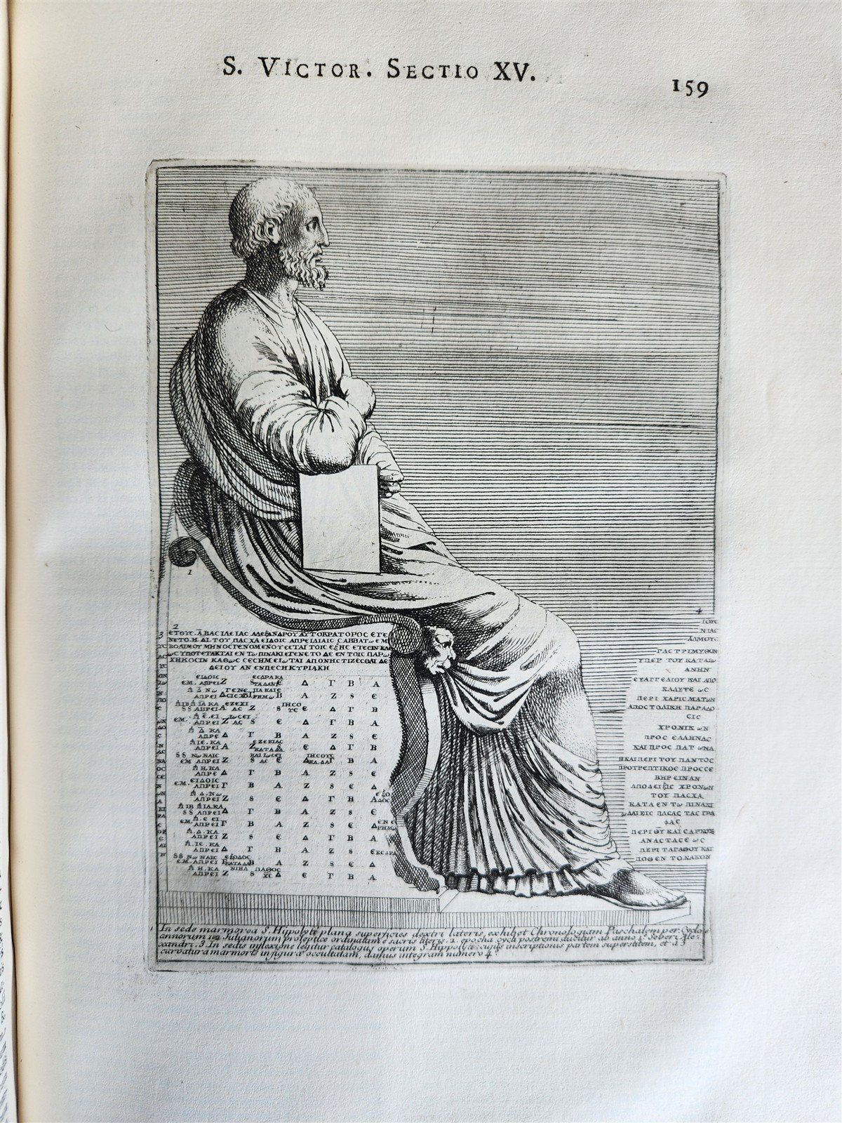 1723 LIVES of ROMAN POPES by Anastasius Bibliothecarius VELLUM FOLIO antique