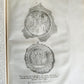 1723 LIVES of ROMAN POPES by Anastasius Bibliothecarius VELLUM FOLIO antique