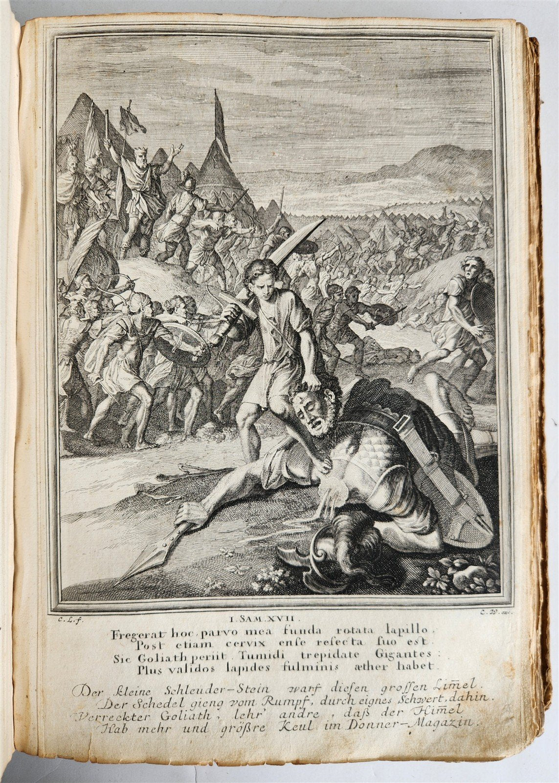 1712 BIBLE HISTORY antique ILLUSTRATED 158 ENGRAVINGS for OLD AND NEW TESTAMENT