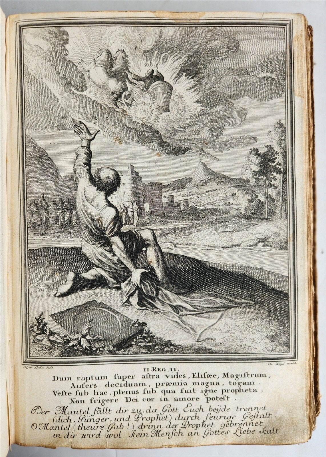 1712 BIBLE HISTORY antique ILLUSTRATED 158 ENGRAVINGS for OLD AND NEW TESTAMENT