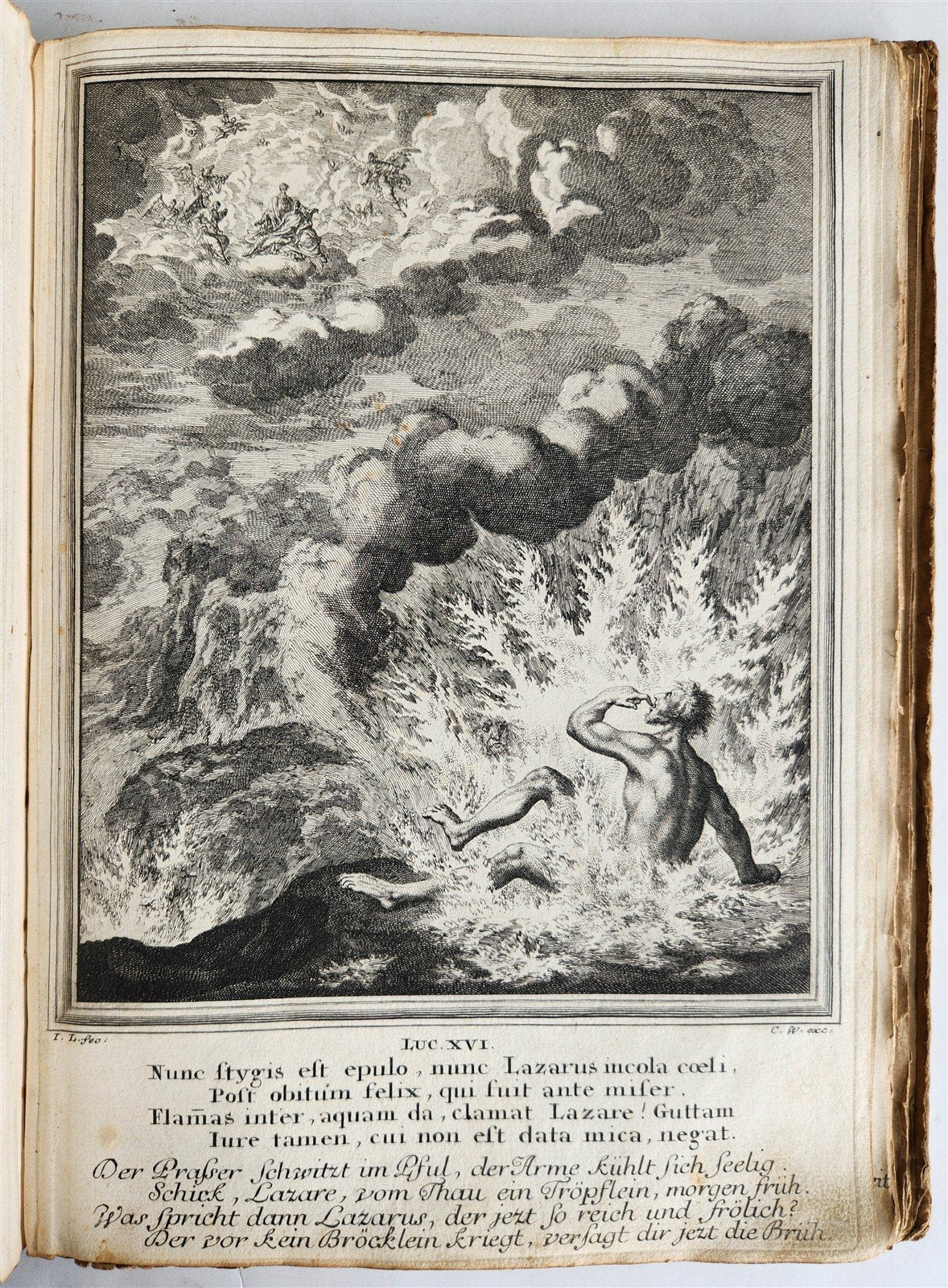 1712 BIBLE HISTORY antique ILLUSTRATED 158 ENGRAVINGS for OLD AND NEW TESTAMENT