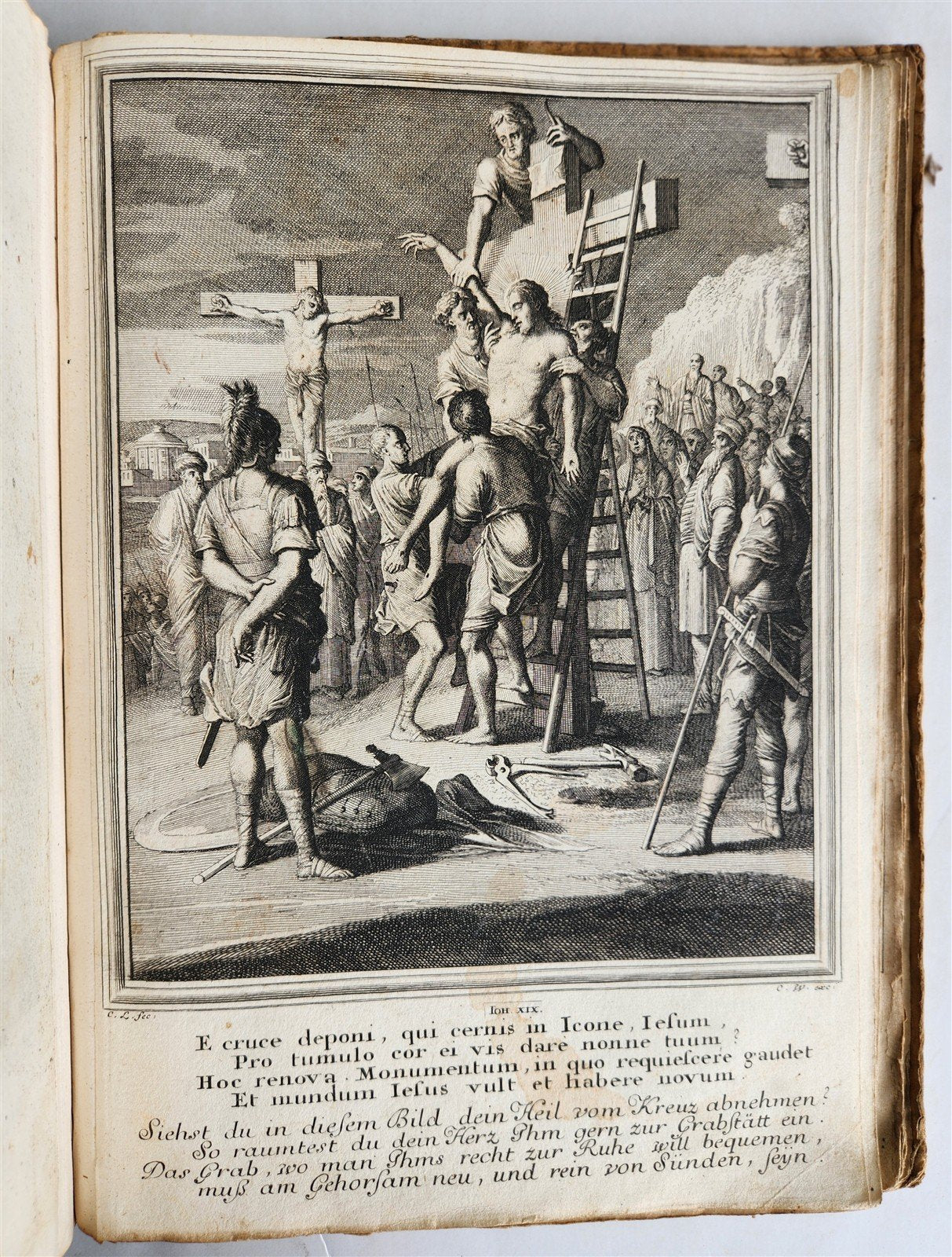 1712 BIBLE HISTORY antique ILLUSTRATED 158 ENGRAVINGS for OLD AND NEW TESTAMENT
