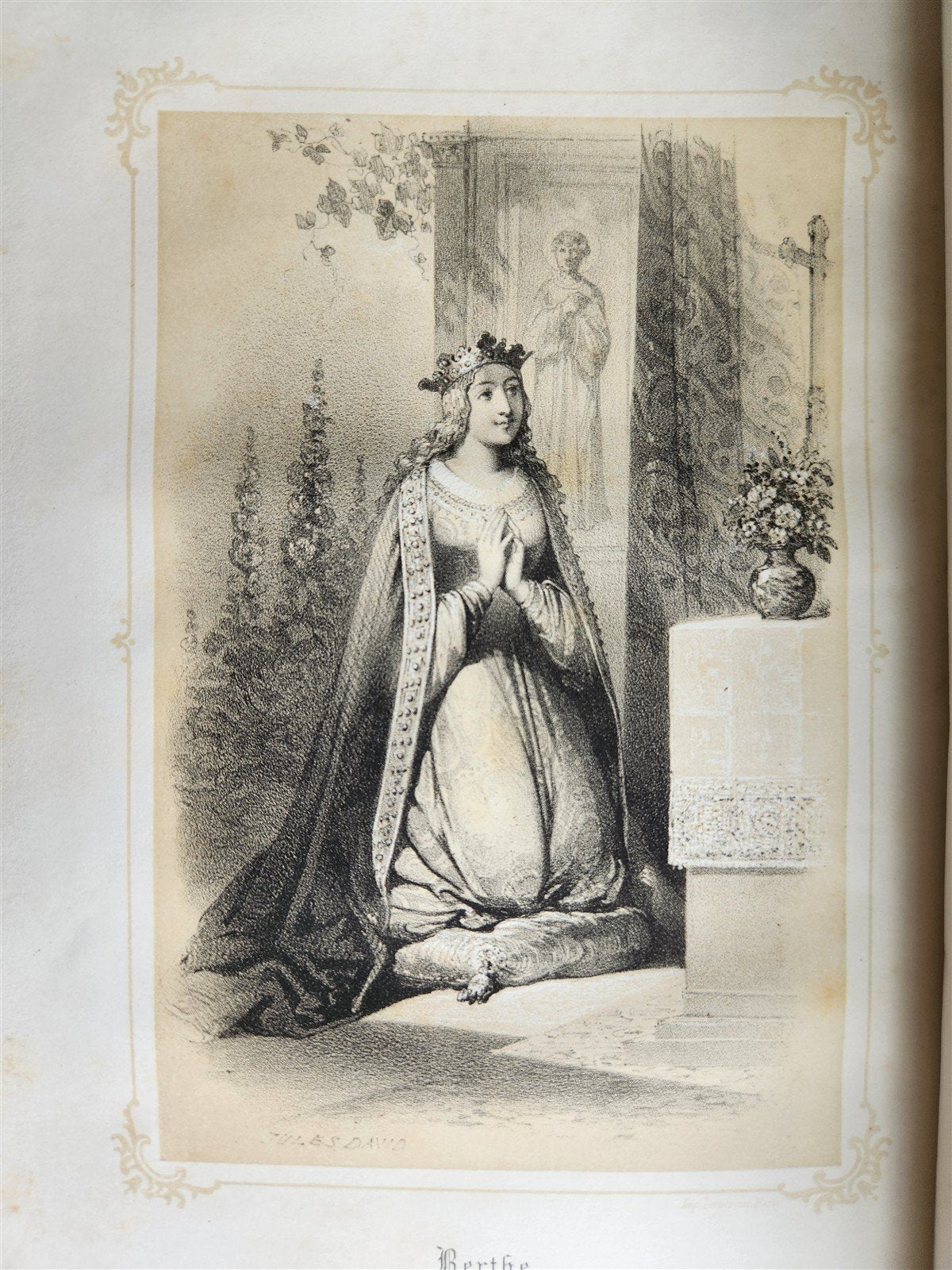 1851 QUEENS OF ENGLAND by by Madmoiselle A. Celliez ANTIQUE illustrated