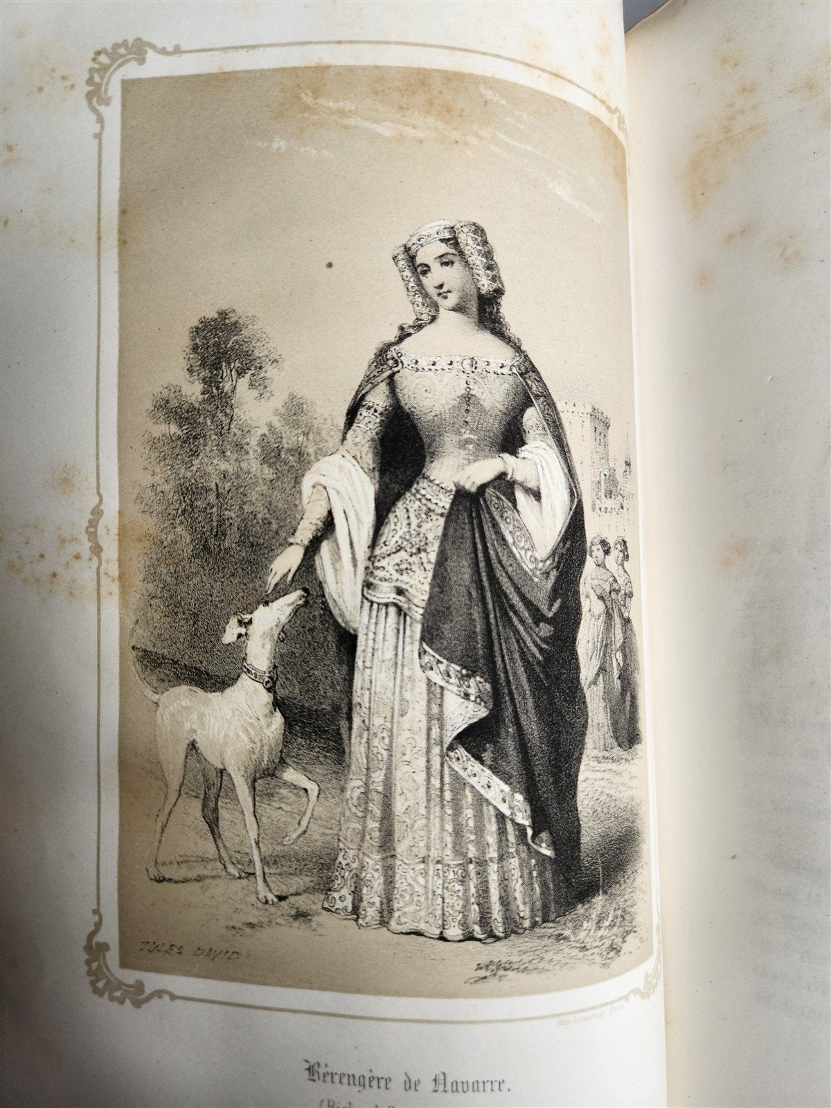 1851 QUEENS OF ENGLAND by by Madmoiselle A. Celliez ANTIQUE illustrated