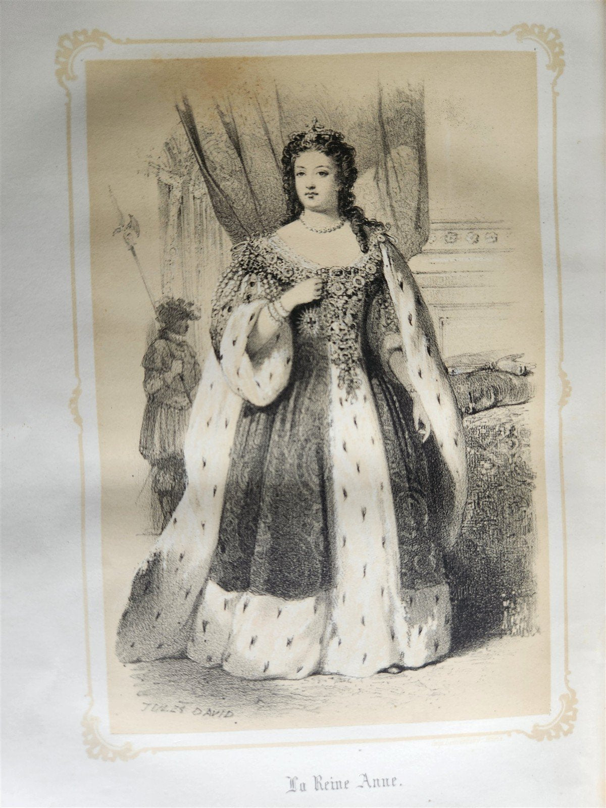1851 QUEENS OF ENGLAND by by Madmoiselle A. Celliez ANTIQUE illustrated