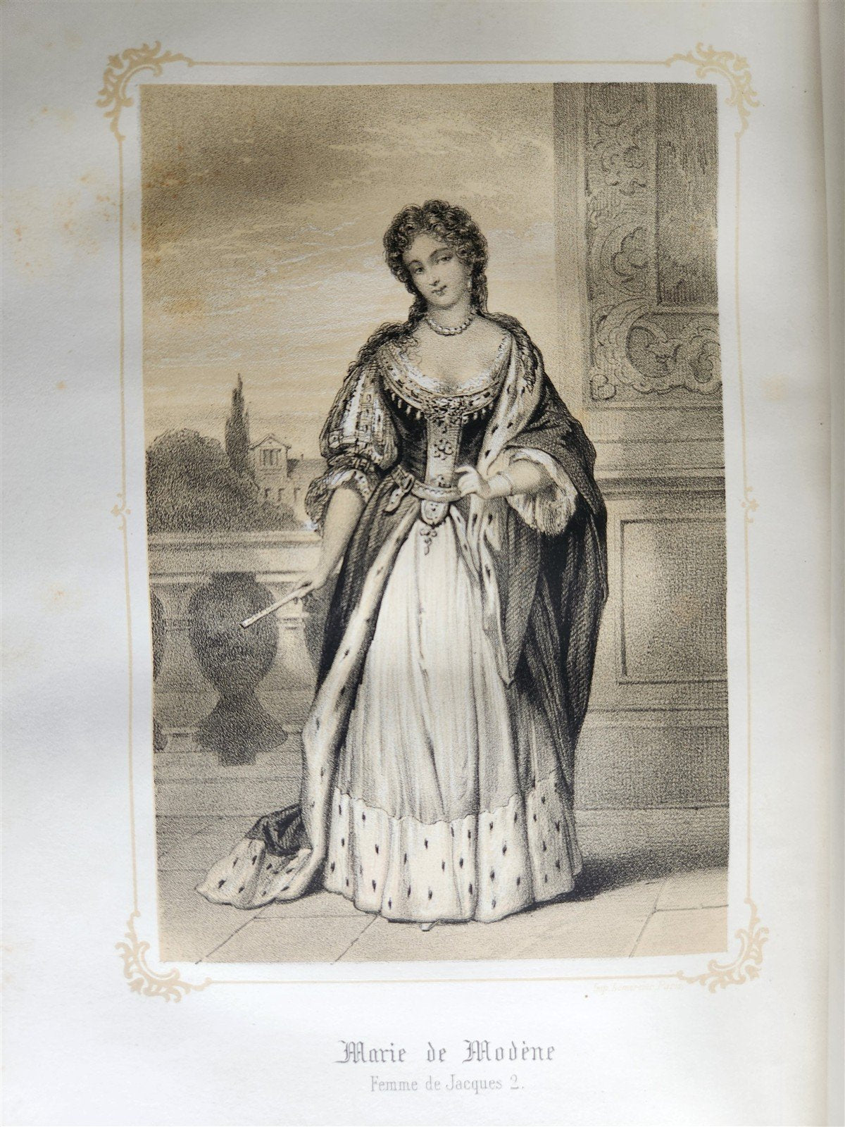 1851 QUEENS OF ENGLAND by by Madmoiselle A. Celliez ANTIQUE illustrated