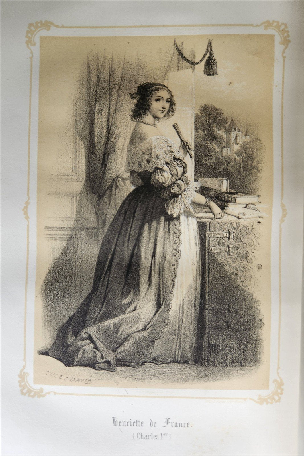 1851 QUEENS OF ENGLAND by by Madmoiselle A. Celliez ANTIQUE illustrated