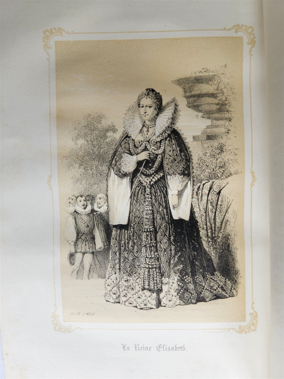 1851 QUEENS OF ENGLAND by by Madmoiselle A. Celliez ANTIQUE illustrated
