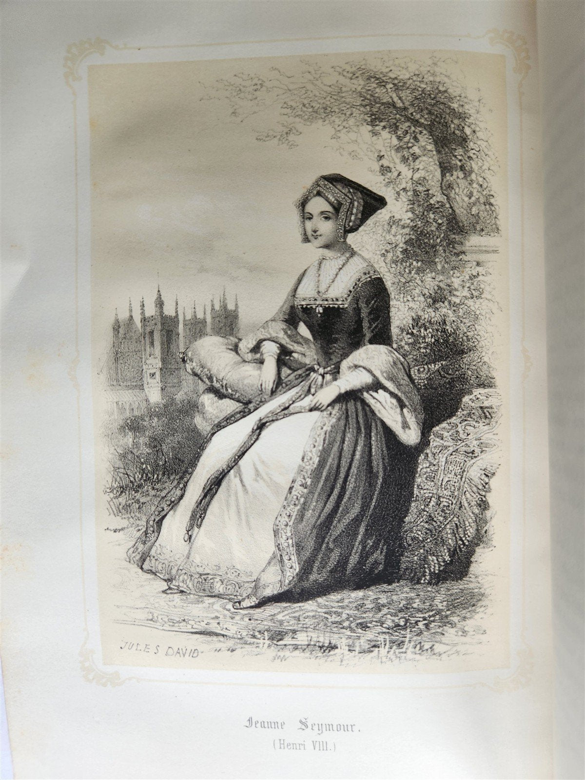 1851 QUEENS OF ENGLAND by by Madmoiselle A. Celliez ANTIQUE illustrated