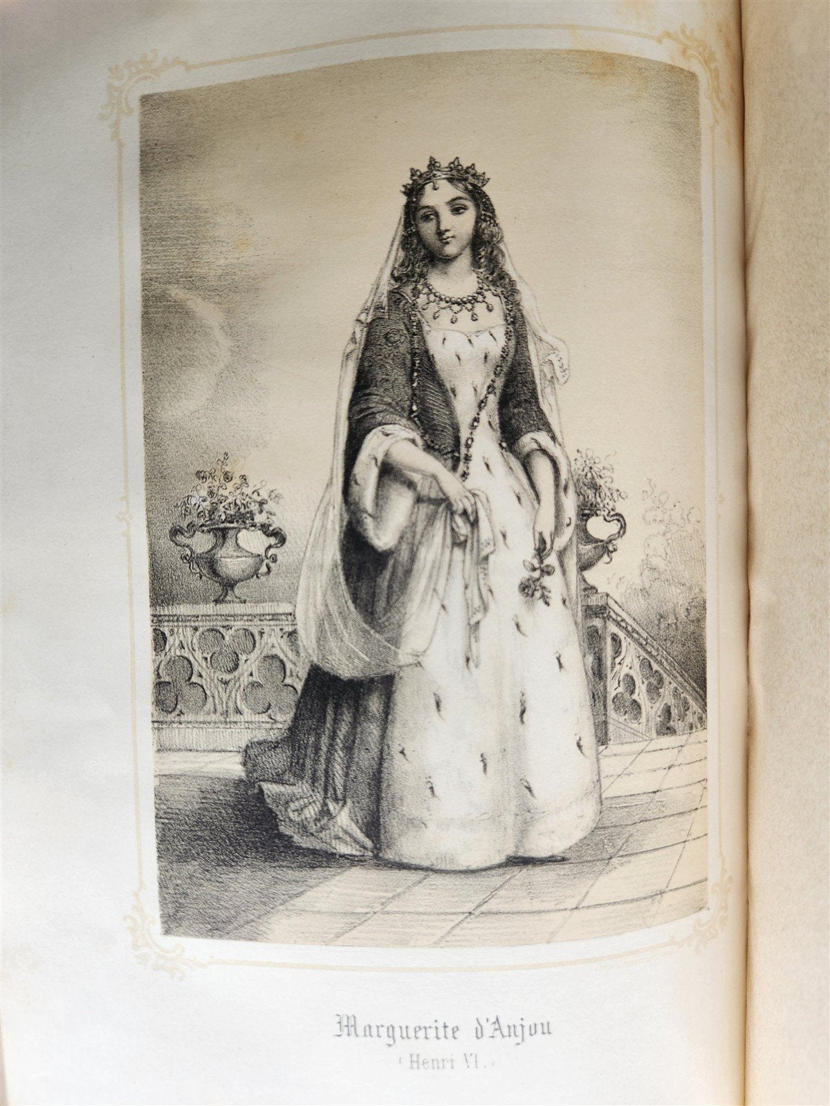 1851 QUEENS OF ENGLAND by by Madmoiselle A. Celliez ANTIQUE illustrated