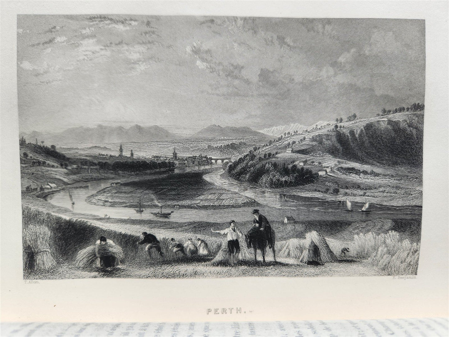 1859 PICTURESQUE ENGLAND SCOTLAND & IRELAND ANTIQUE illustrated IN FRENCH