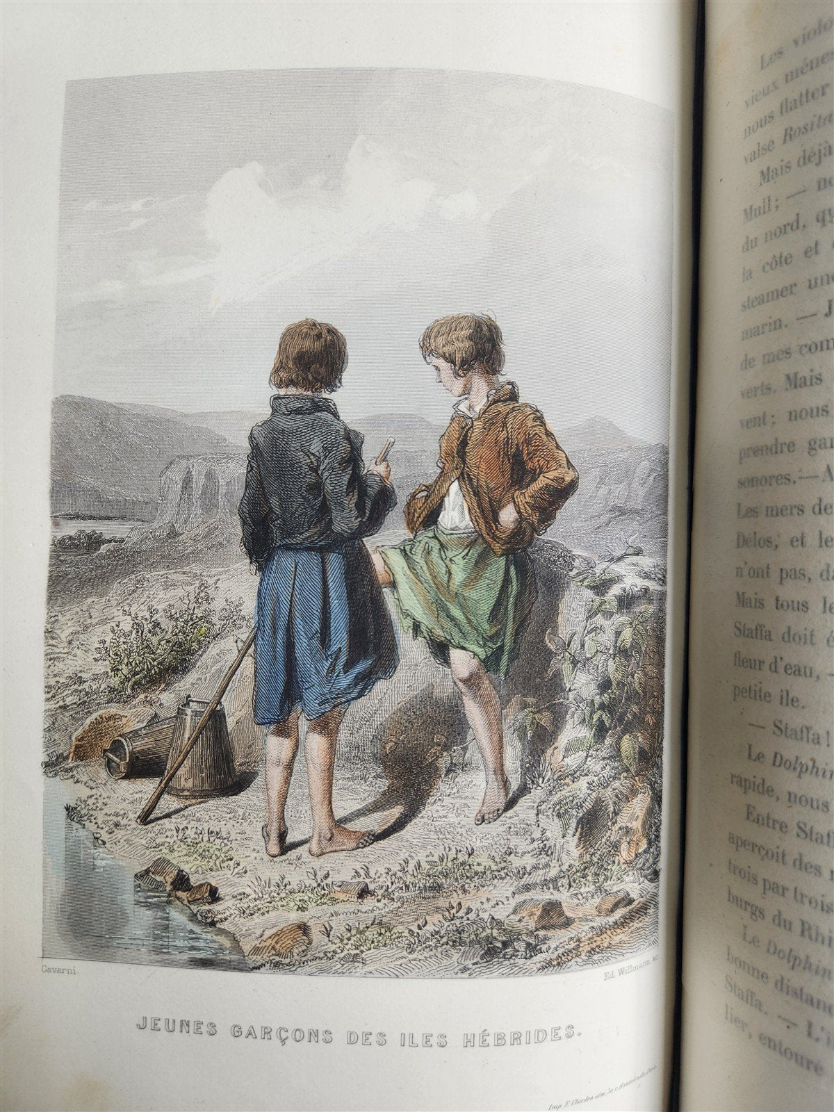 1859 PICTURESQUE ENGLAND SCOTLAND & IRELAND ANTIQUE illustrated IN FRENCH