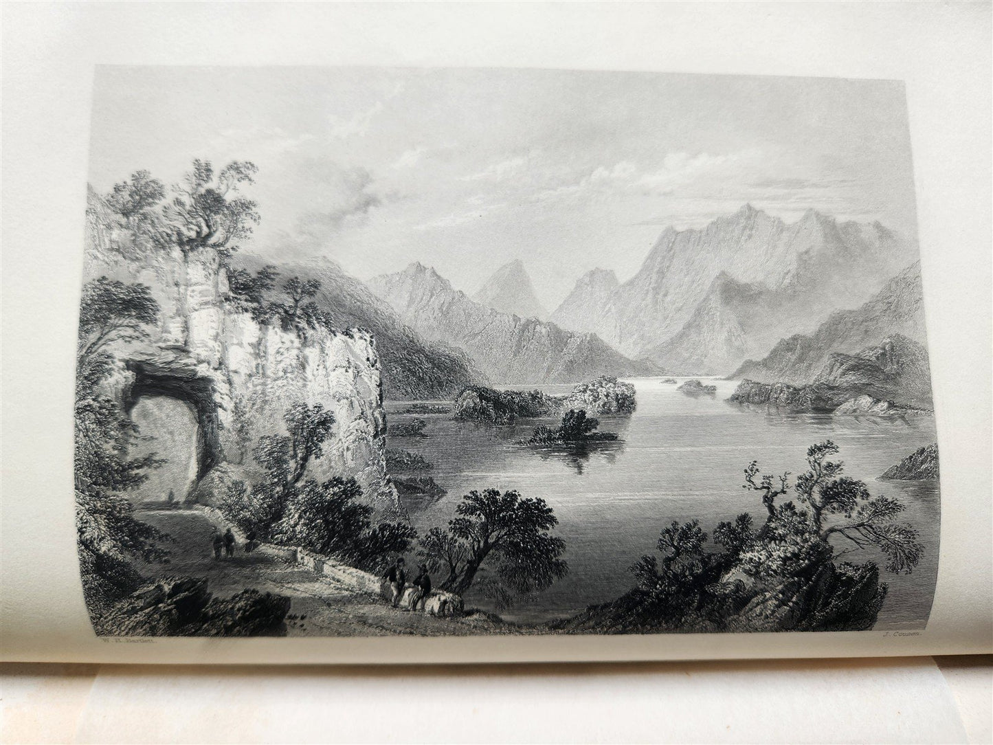 1859 PICTURESQUE ENGLAND SCOTLAND & IRELAND ANTIQUE illustrated IN FRENCH