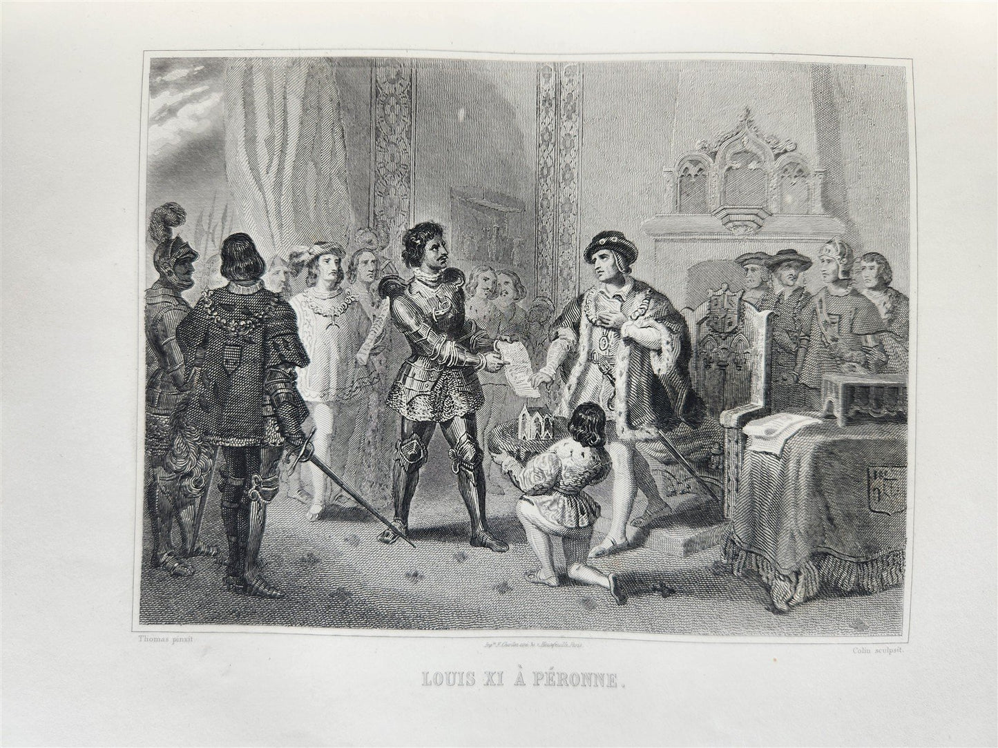 1853 Historical Galleries of the Palace of Versailles ANTIQUE illustrated