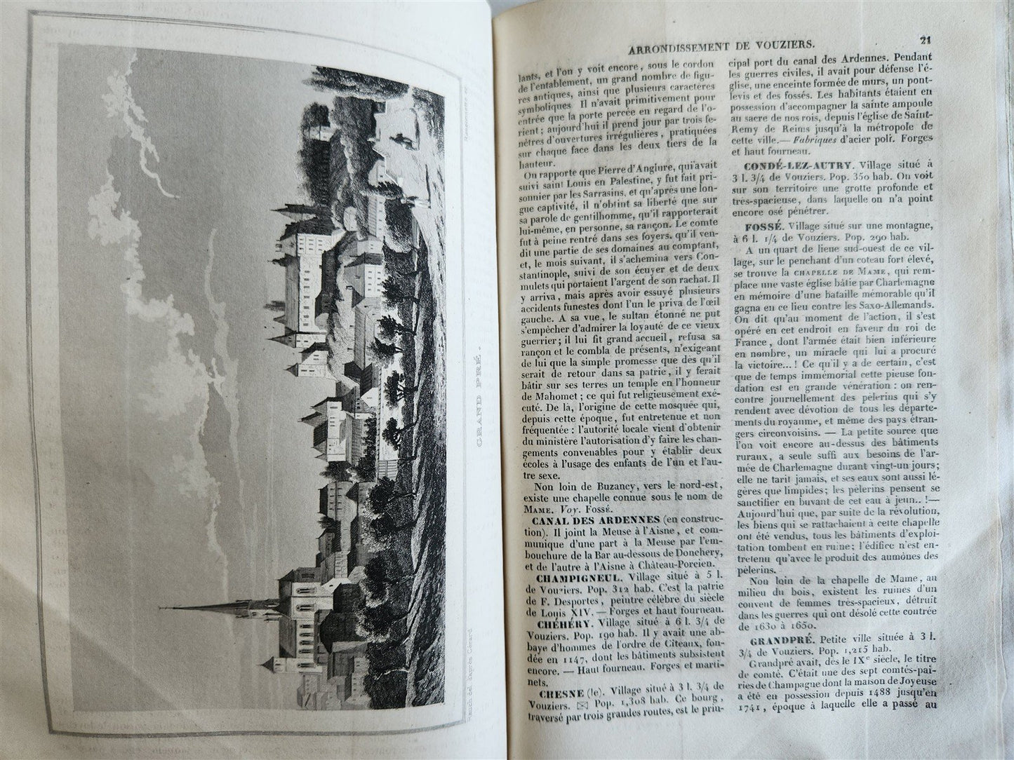 1838 PICTURESQUE FRANCE fully illustrated 6 volumes ANTIQUE