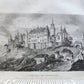 1838 PICTURESQUE FRANCE fully illustrated 6 volumes ANTIQUE
