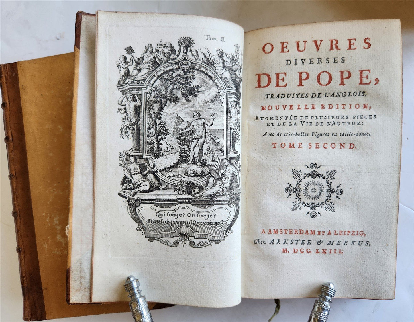 1763 ALEXANDER POPE WORKS illustrated 7 volumes ANTIQUE