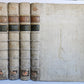 1705 ORDER of ST. BENEDICT WORKS SANCTI GREGORII 4 PIGSKIN FOLIO VOLS ANTIQUE