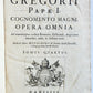 1705 ORDER of ST. BENEDICT WORKS SANCTI GREGORII 4 PIGSKIN FOLIO VOLS ANTIQUE