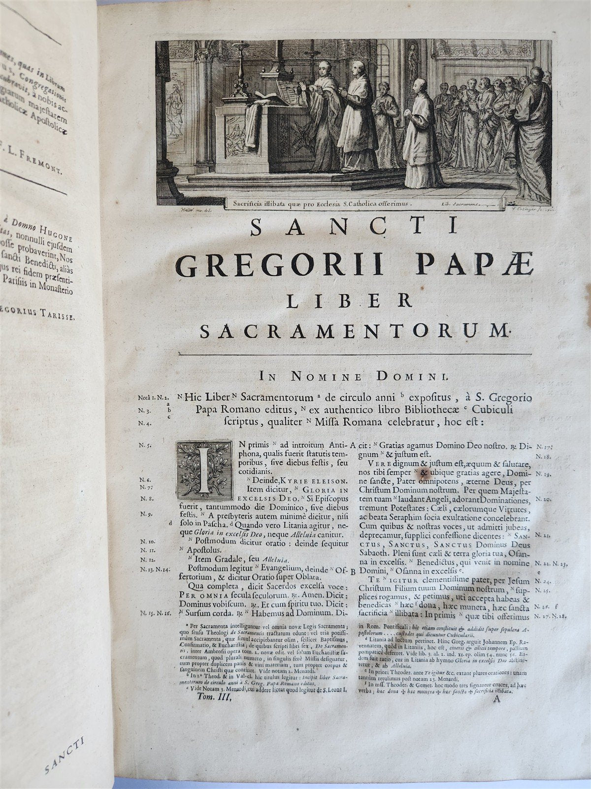 1705 ORDER of ST. BENEDICT WORKS SANCTI GREGORII 4 PIGSKIN FOLIO VOLS ANTIQUE