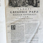 1705 ORDER of ST. BENEDICT WORKS SANCTI GREGORII 4 PIGSKIN FOLIO VOLS ANTIQUE