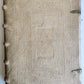 1575 Sacrae bibliothecae sanctorum patrum PIGSKIN FOLIO 16th century ANTIQUE