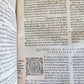 1579 Sacrae bibliothecae sanctorum patrum PIGSKIN BOUND FOLIO 16th cent. ANTIQUE