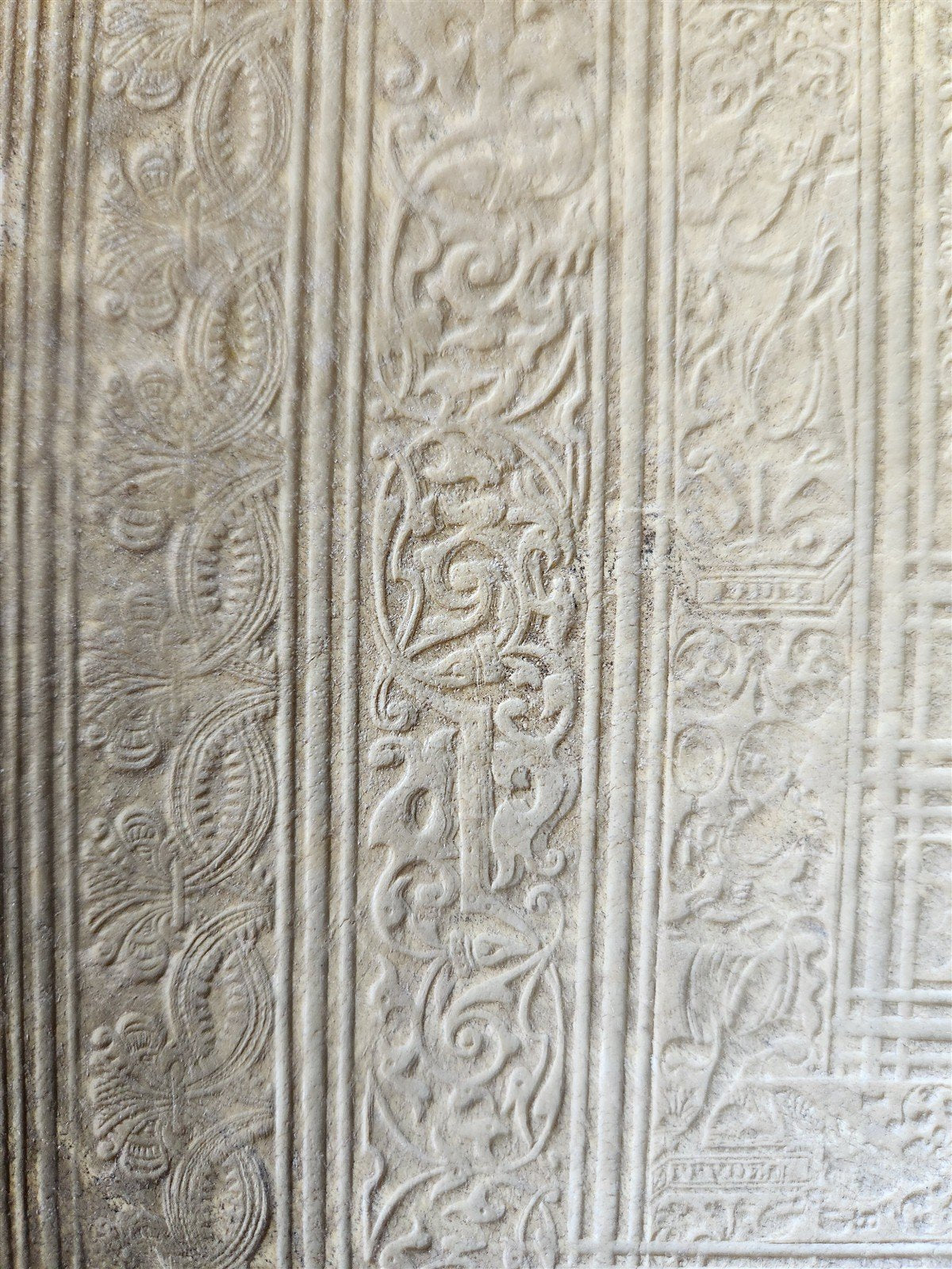 1575 Sacrae bibliothecae sanctorum patrum PIGSKIN BOUND FOLIO 16th cent. ANTIQUE