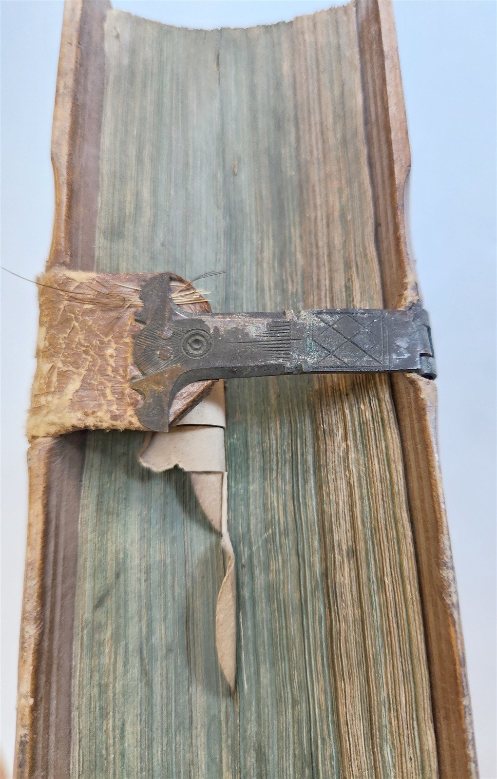1575 Sacrae bibliothecae sanctorum patrum PIGSKIN BOUND FOLIO 16th cent. ANTIQUE