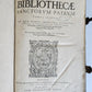 1575 Sacrae bibliothecae sanctorum patrum PIGSKIN BOUND FOLIO 16th cent. ANTIQUE