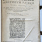 1575 Sacrae bibliothecae sanctorum patrum PIGSKIN BOUND FOLIO 16th cent. ANTIQUE