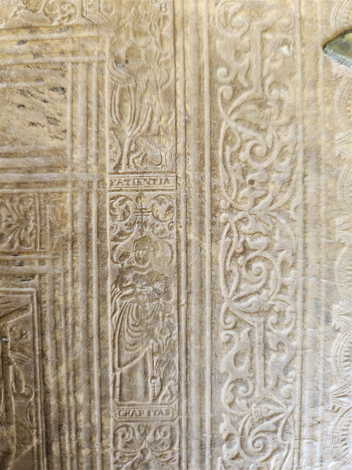 1575 Sacrae bibliothecae sanctorum patrum 16th cent. ANTIQUE PIGSKIN BOUND FOLIO