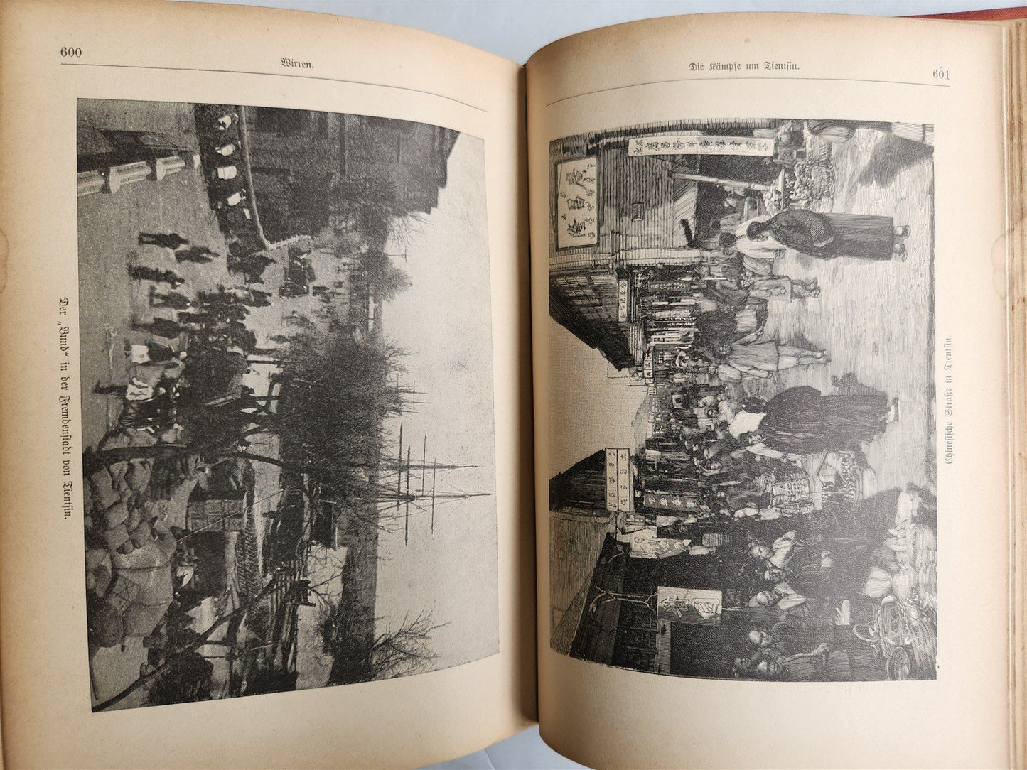 1903 CHINA LAND & PEOPLE by Dr. Emil Wilhelmy ILLUSTRATED in German ANTIQUE