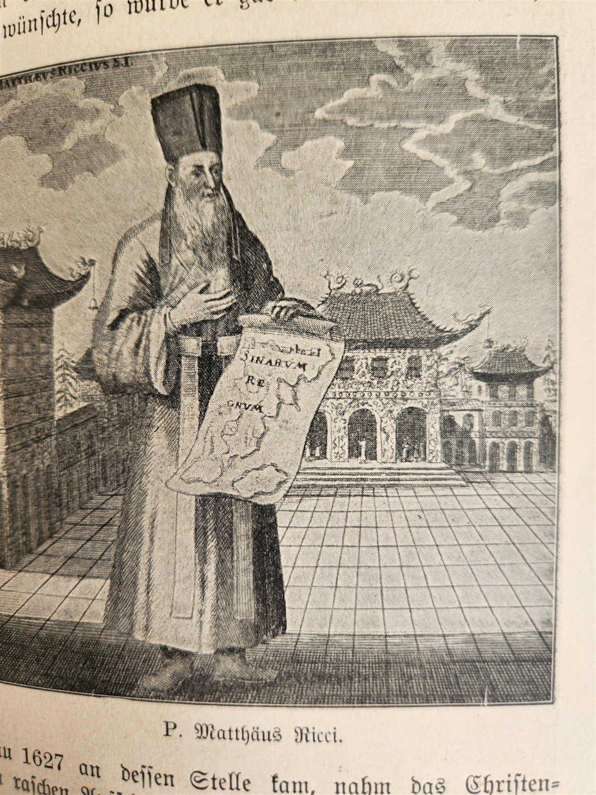 1903 CHINA LAND & PEOPLE by Dr. Emil Wilhelmy ILLUSTRATED in German ANTIQUE