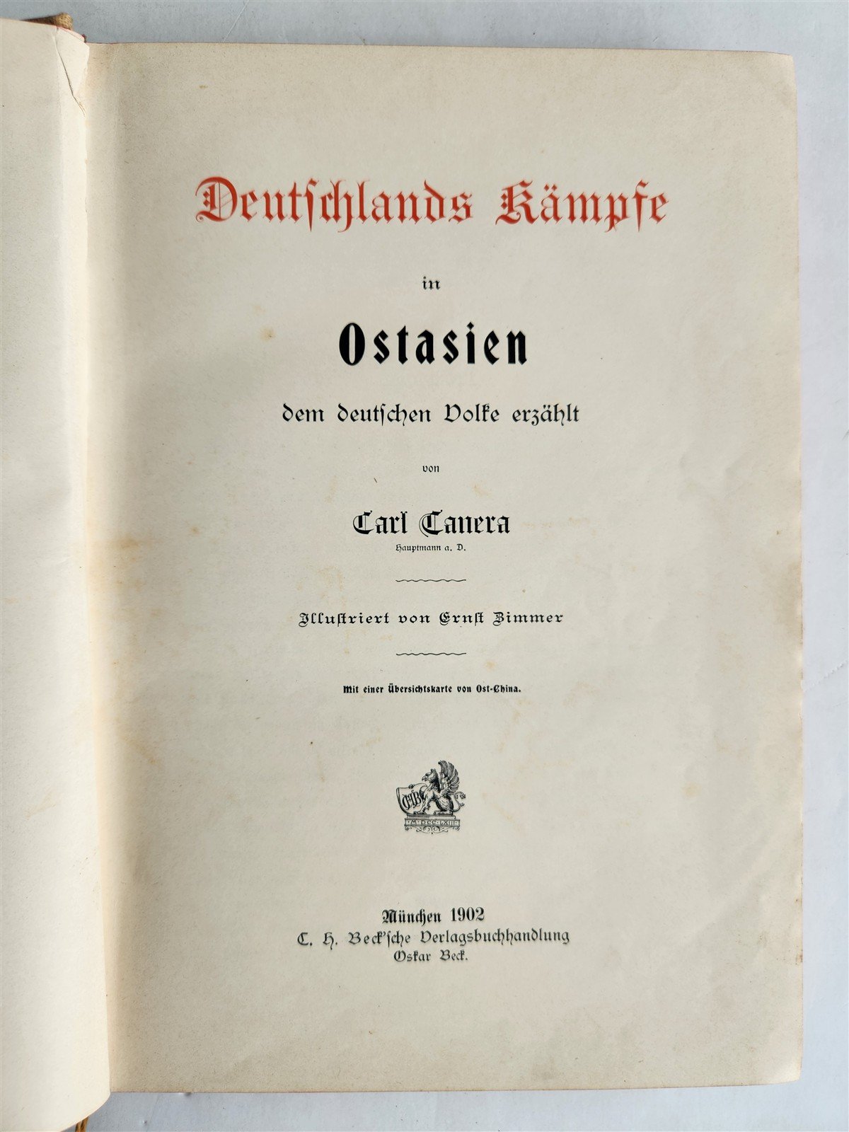 1902 Germany's struggles in E Asia 1900-1901 BOXER REBELLION ILLUSTRATED ANTIQUE