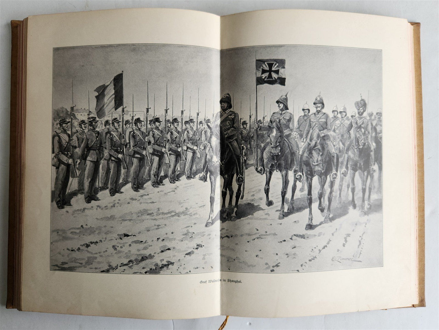 1902 Germany's struggles in E Asia 1900-1901 BOXER REBELLION ILLUSTRATED ANTIQUE