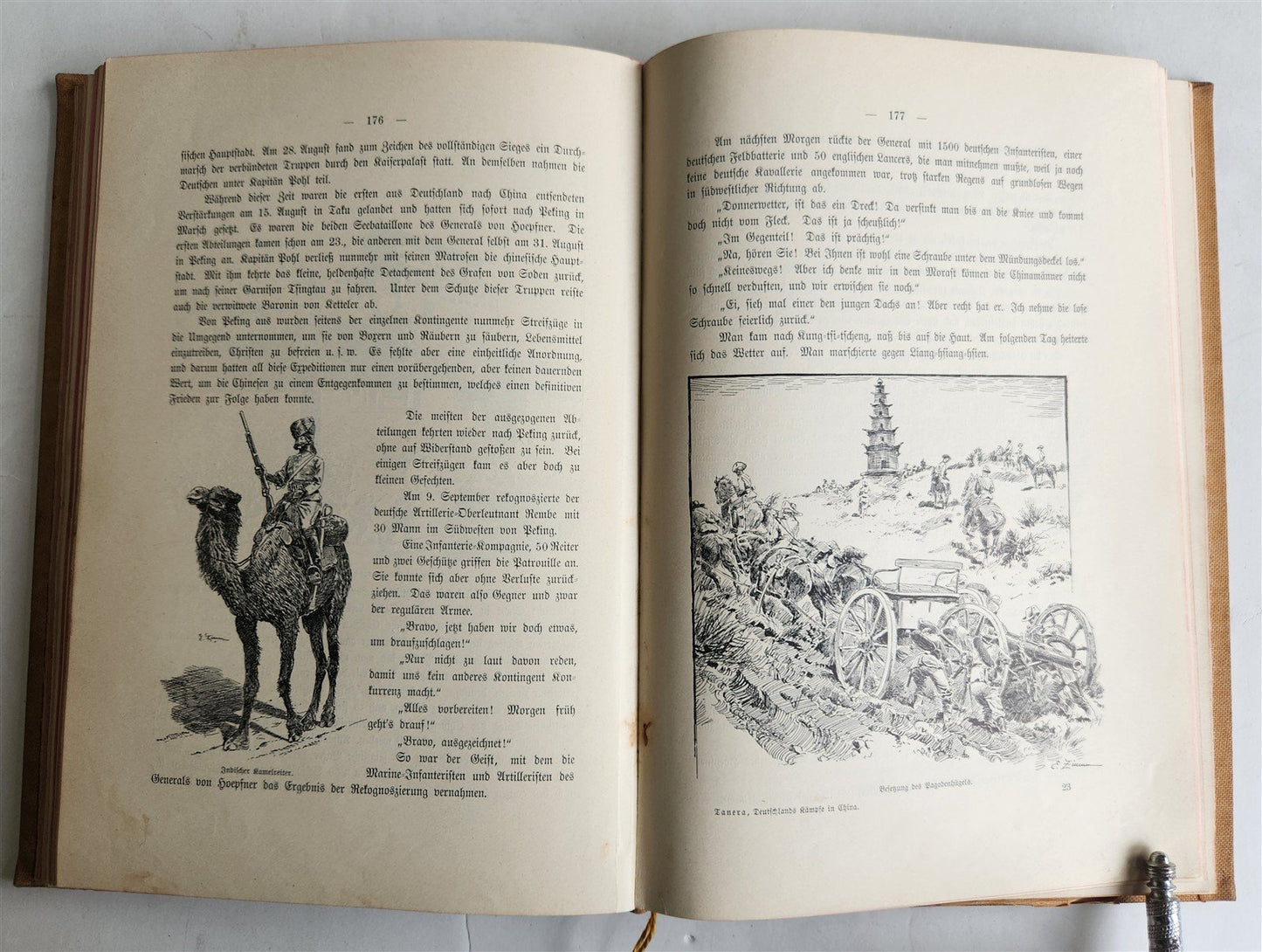 1902 Germany's struggles in E Asia 1900-1901 BOXER REBELLION ILLUSTRATED ANTIQUE