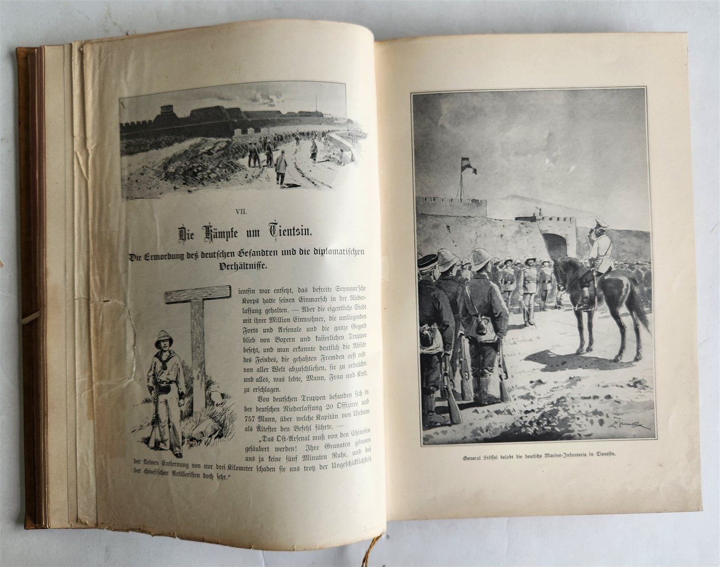1902 Germany's struggles in E Asia 1900-1901 BOXER REBELLION ILLUSTRATED ANTIQUE