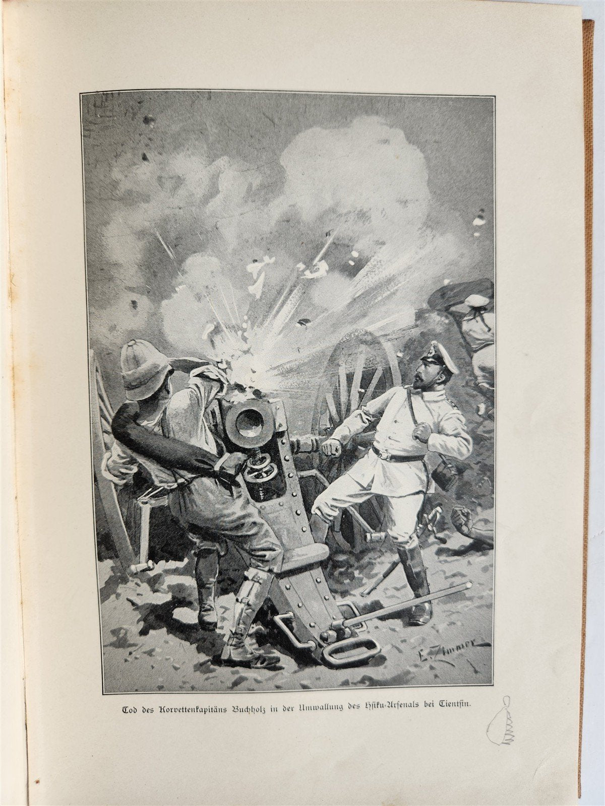 1902 Germany's struggles in E Asia 1900-1901 BOXER REBELLION ILLUSTRATED ANTIQUE