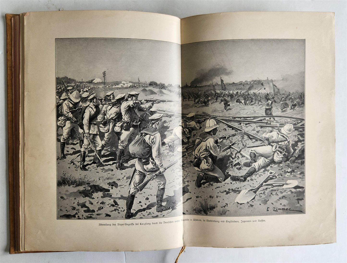 1902 Germany's struggles in E Asia 1900-1901 BOXER REBELLION ILLUSTRATED ANTIQUE