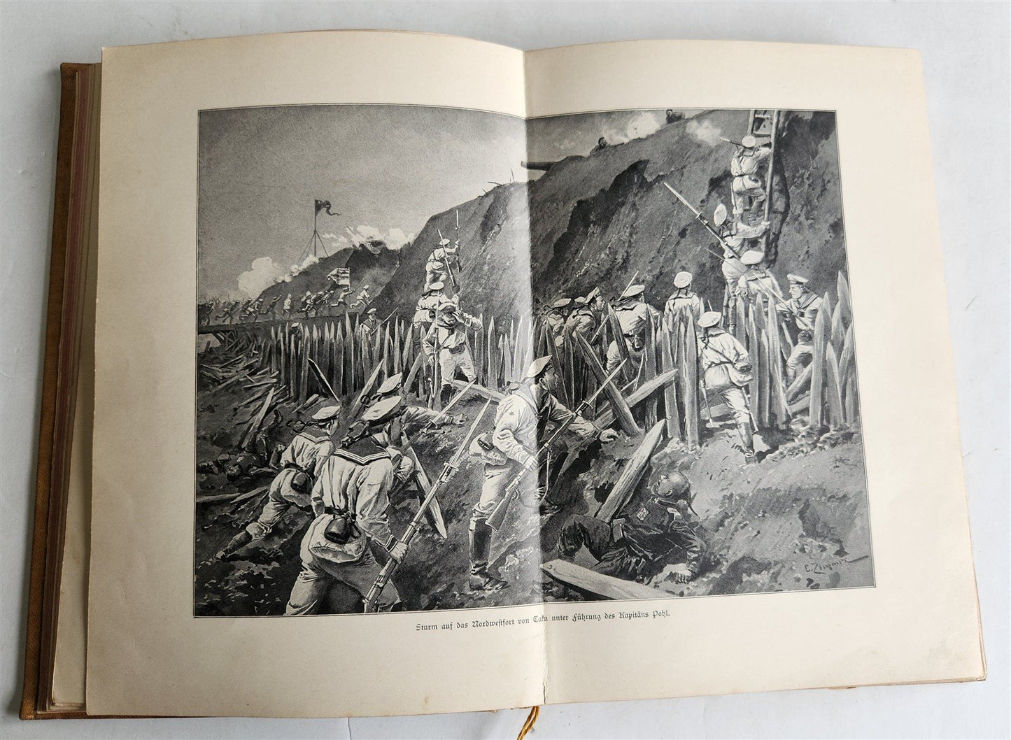 1902 Germany's struggles in E Asia 1900-1901 BOXER REBELLION ILLUSTRATED ANTIQUE