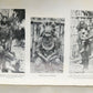 1928 DEMONS & SAVAGES in NEW GUINEA in GERMAN ILLUSTRATED ANTIQUE