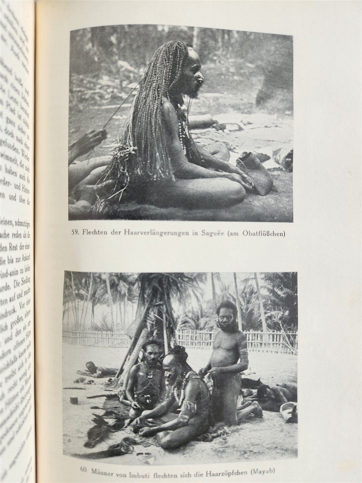 1928 DEMONS & SAVAGES in NEW GUINEA in GERMAN ILLUSTRATED ANTIQUE