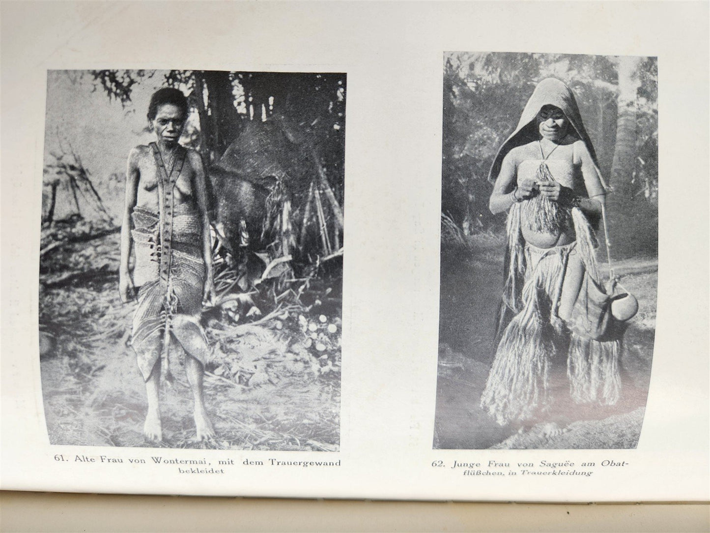 1928 DEMONS & SAVAGES in NEW GUINEA in GERMAN ILLUSTRATED ANTIQUE