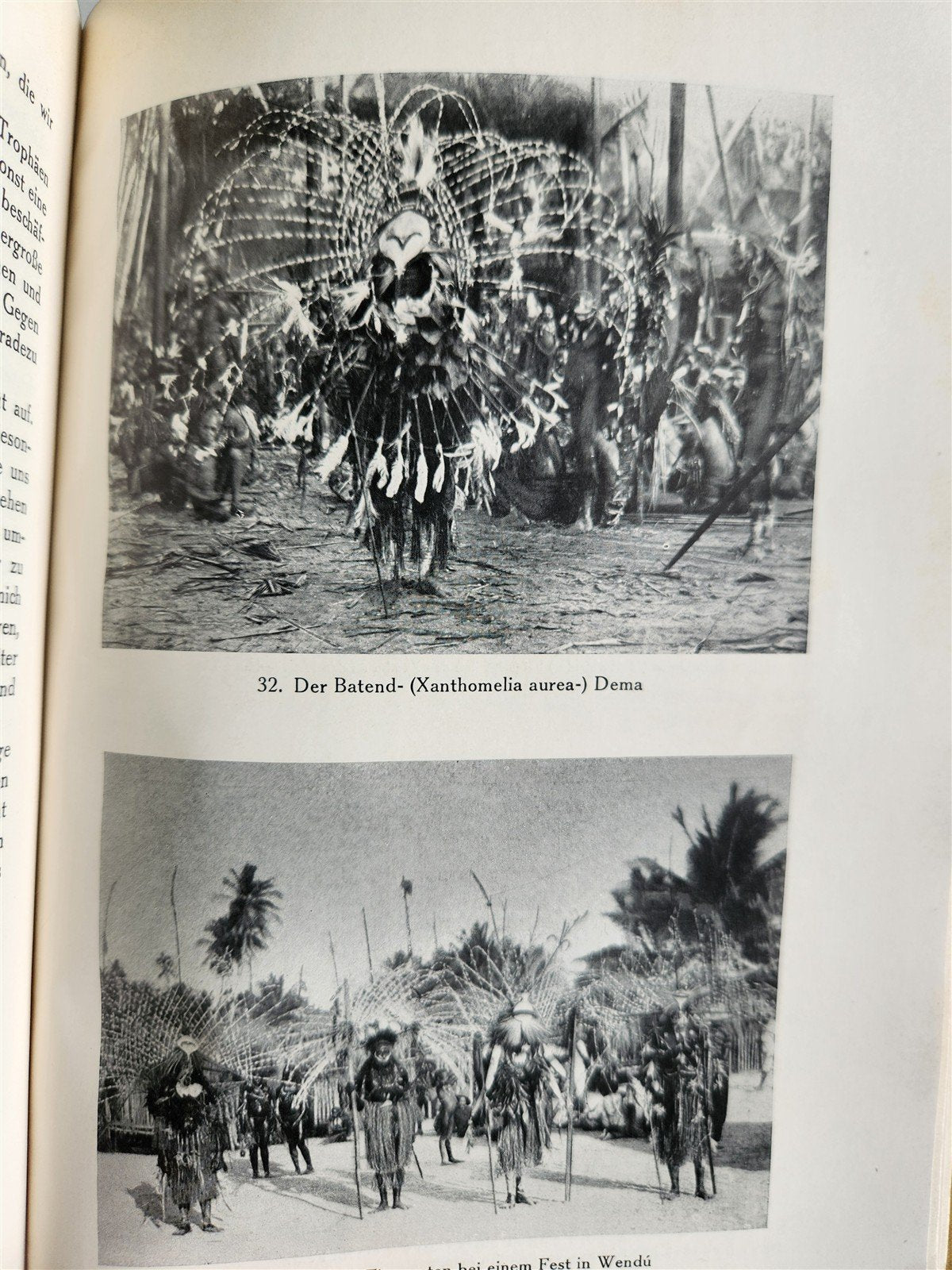 1928 DEMONS & SAVAGES in NEW GUINEA in GERMAN ILLUSTRATED ANTIQUE