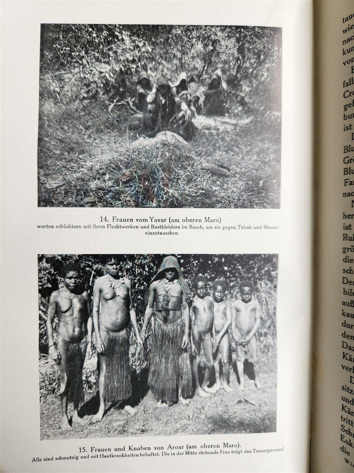 1928 DEMONS & SAVAGES in NEW GUINEA in GERMAN ILLUSTRATED ANTIQUE