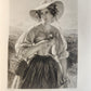 1864 GOETHE GALLERY ILLUSTRATED with 50 steel engravings ANTIQUE