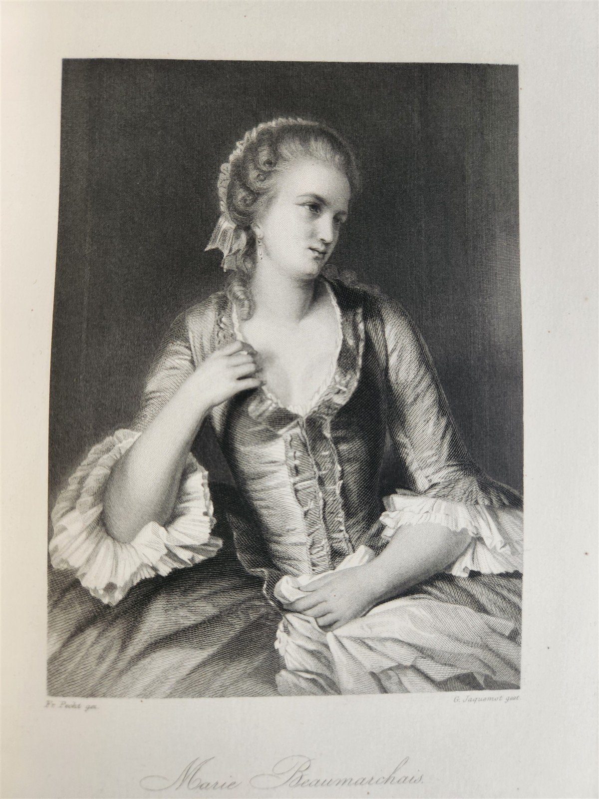 1864 GOETHE GALLERY ILLUSTRATED with 50 steel engravings ANTIQUE